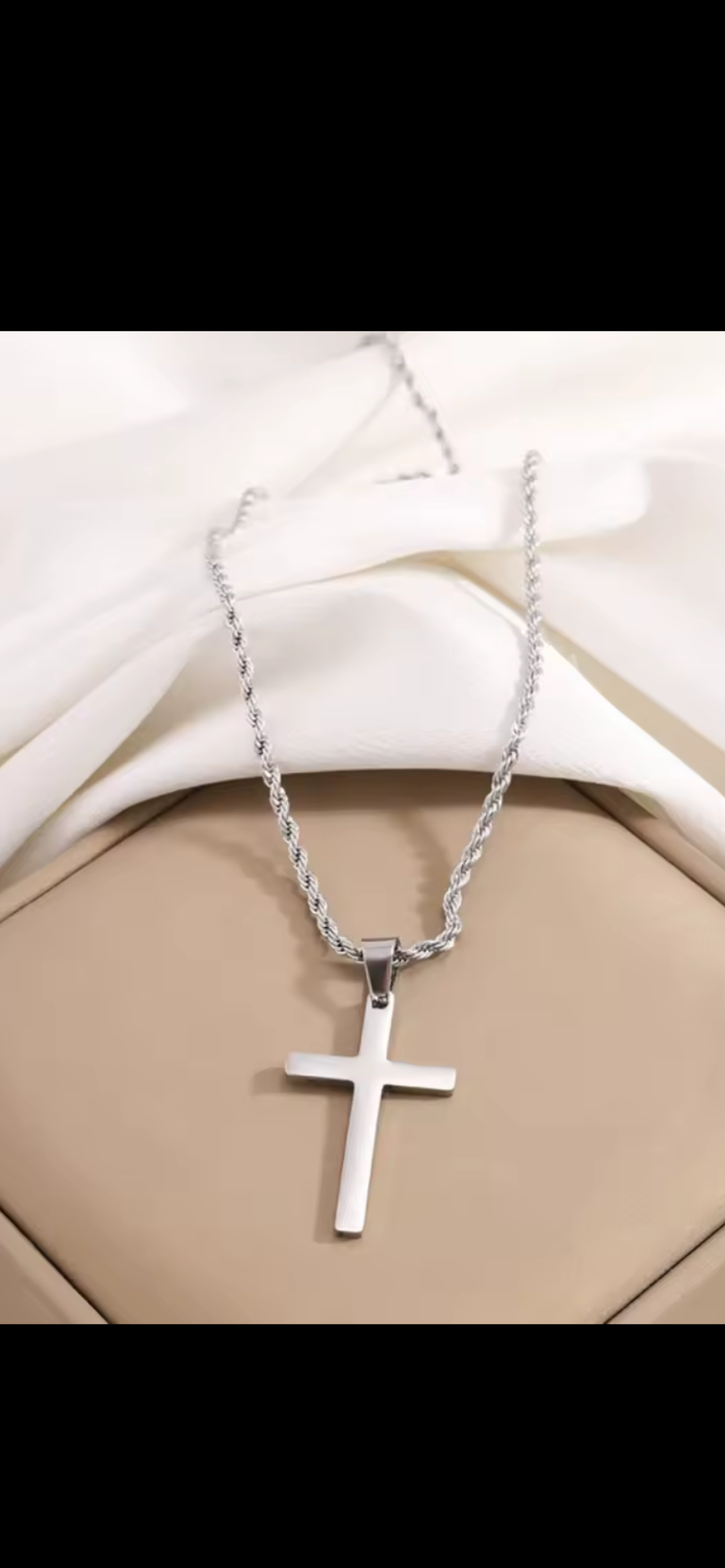 Men’s cross necklace