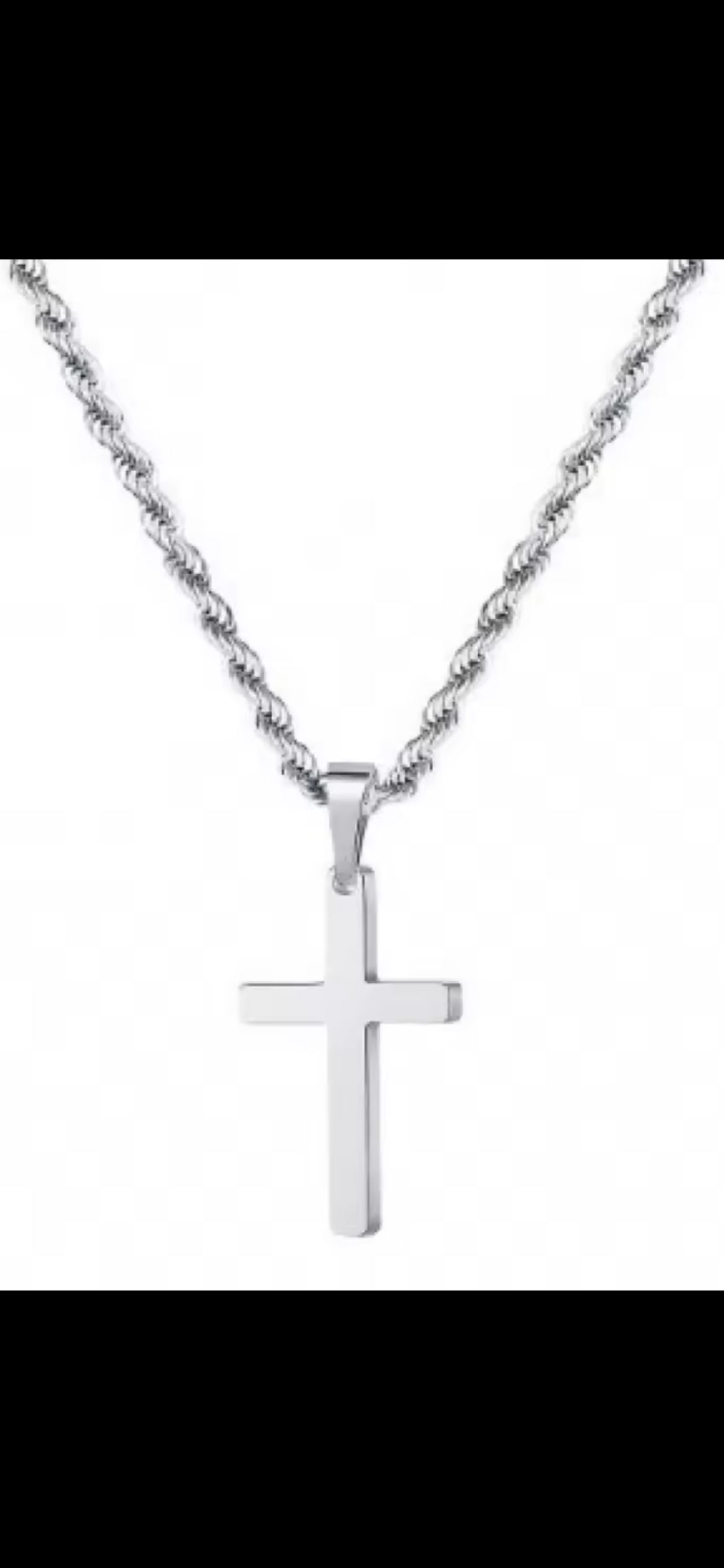 Men’s cross necklace