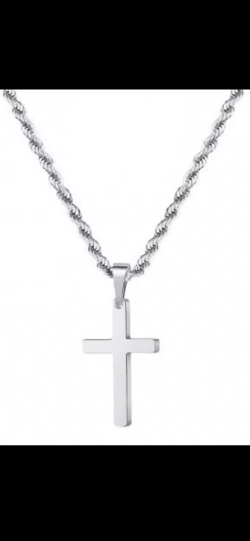 Men’s cross necklace